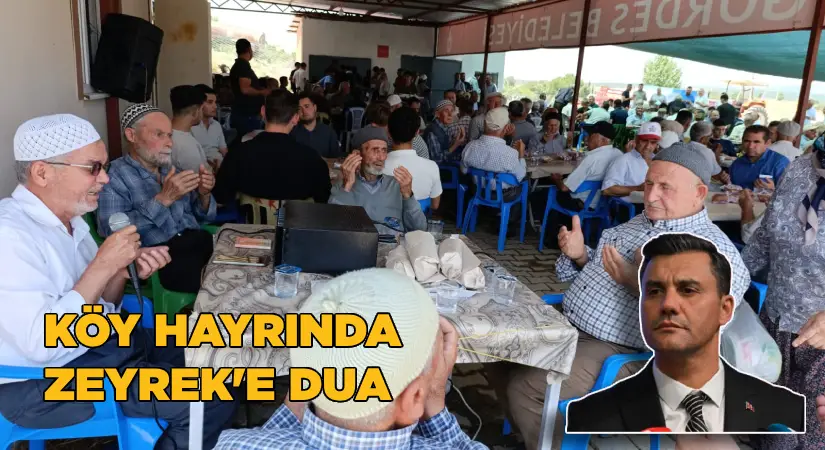 Köy hayrında Zeyrek’e dua