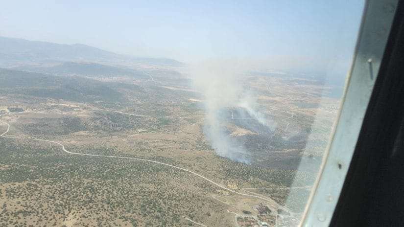 Kemalpaşa ve Aliağa’da orman yangını