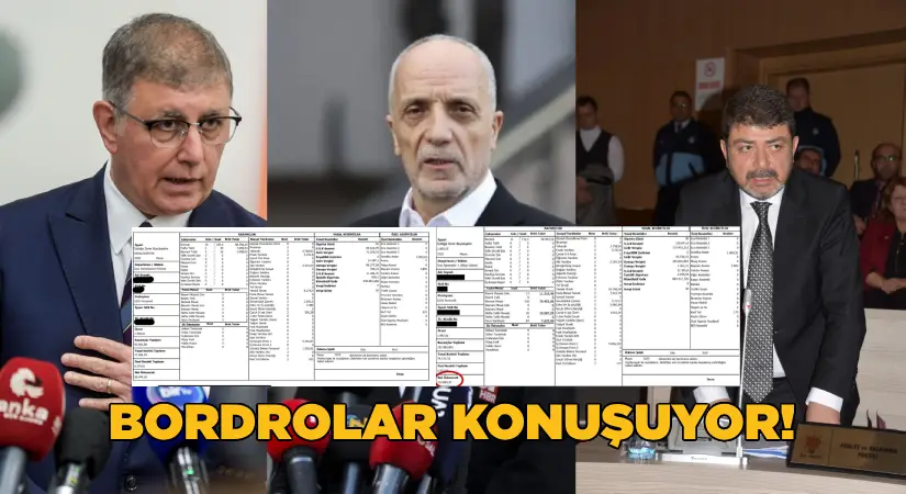Bordrolar konuşuyor!