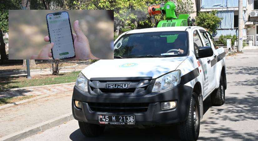 Manisa’da “İlaçlama Aracım Nerede” uygulaması