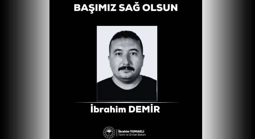 Ödemiş yangınında yeşil vatan şehidi