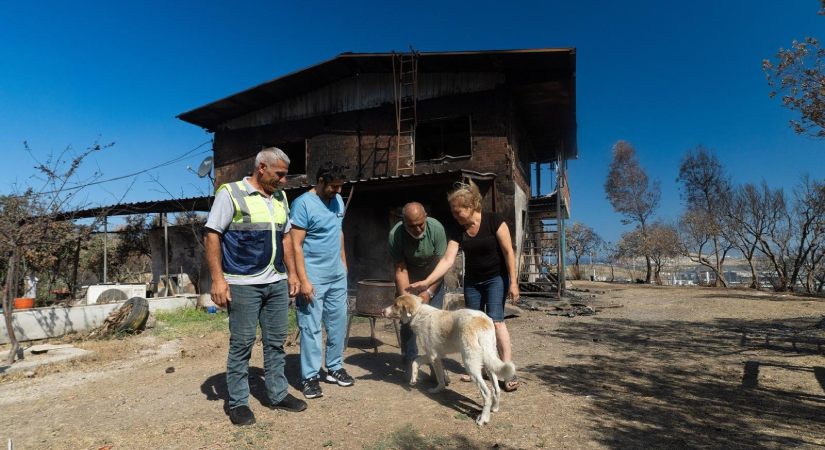 Yangından kurtarılan Kaptan’a sıcak yuva