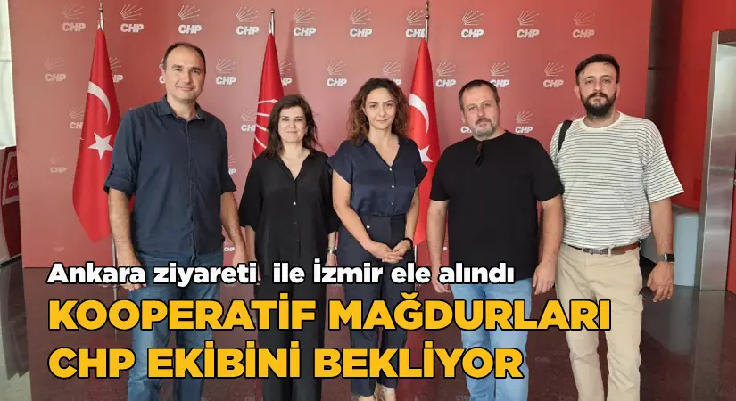 Kooperatif mağdurları CHP ekibini bekliyor