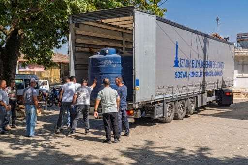 Büyükşehir’den üreticilere su deposu desteği