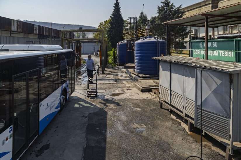 ESHOT yıkama suyunu geri dönüştürüyor