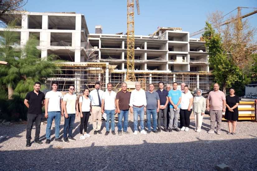 Ege Üniversitesinde dev teknopark kompleksi hızla yükseliyor