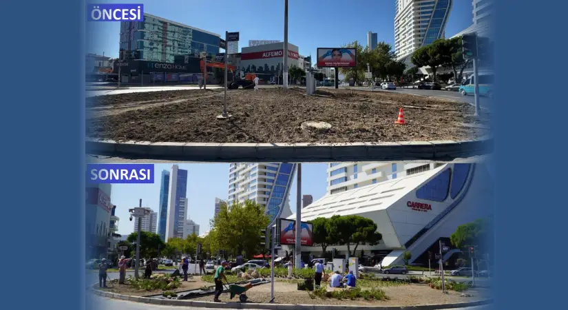 Kavşaklara estetik ve sürdürülebilir dokunuş