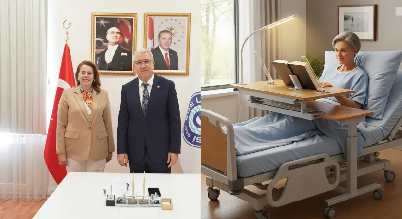 Egeli bilim insanından Hasta Kitap Okuma Masası projesi
