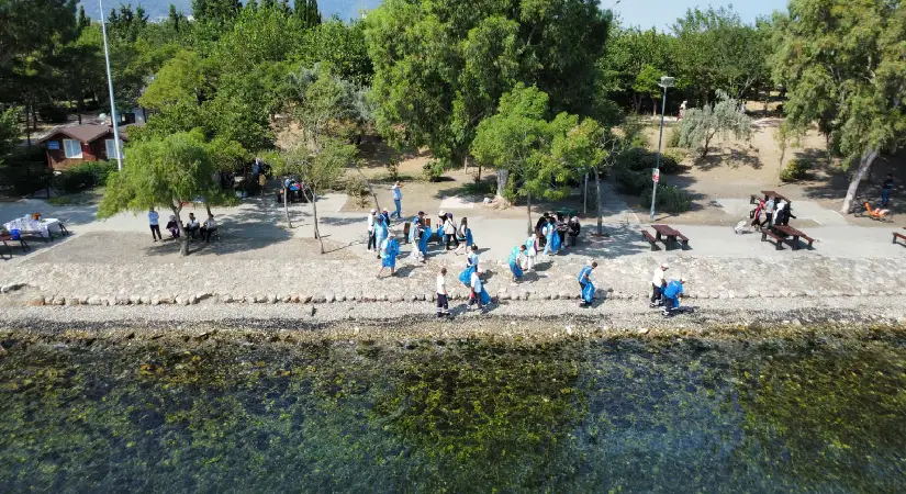 Çakalburnu Lagünü’nde çevre temizliği