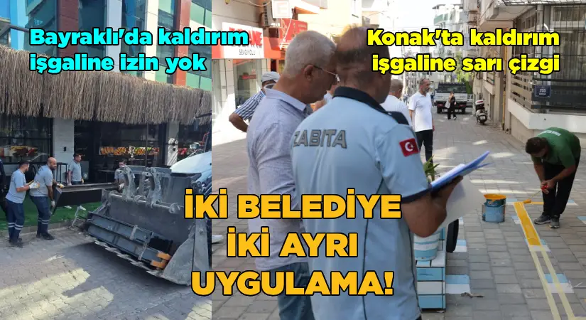 İki belediye, iki farklı uygulama!
