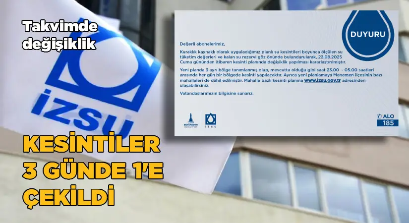 Kesintiler 3 günde 1’e çekildi