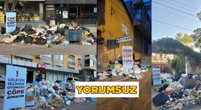 Çöplere, CHP uyarılı pankartlar!
