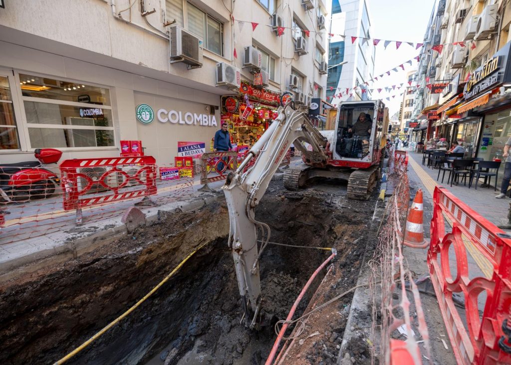 İZSU’dan Alsancak’a 250 milyon liralık altyapı yatırımı