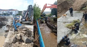 Foça’da selin izleri siliniyor!