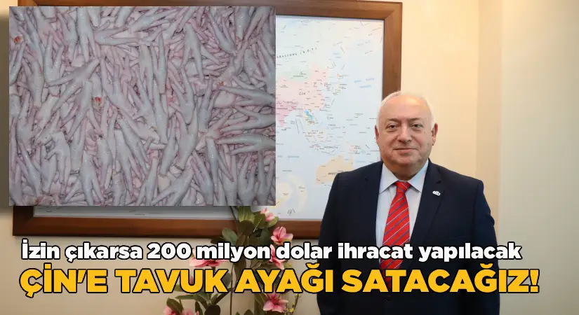 Çin’e tavuk ayağı satacağız!
