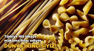 Türkiye makarna ihracatında dünya ikincisi, 168 ülkeye ihraç ediyor
