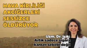 Hava kirliliği akciğerleri sessizce öldürüyor