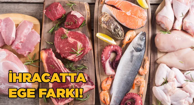 Su ürünleri ve hayvansal mamuller ihracatının yüzde 47’si Ege Bölgesi’nden yapıldı