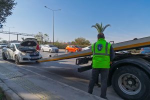 Büyükşehir’den ücretsiz çekici hizmeti