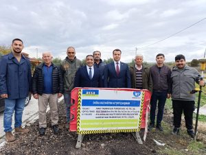 Manisa Köprübaşı’nda doğalgaz için ilk kazma vuruldu