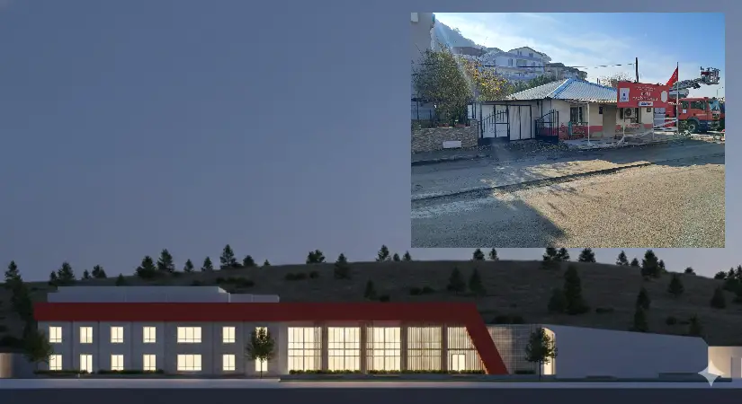 Dikili’ye yeni itfaiye binası