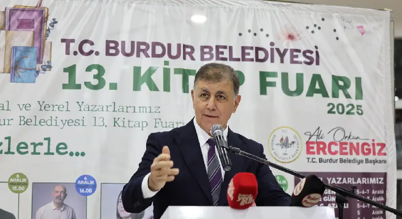 Tugay 13. Burdur Kitap Fuarı’nın açılış törenine katıldı