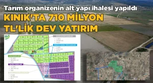 Kınık’ta Tarım Sanayisine 710 Milyon TL’lik Dev Altyapı Yatırımı