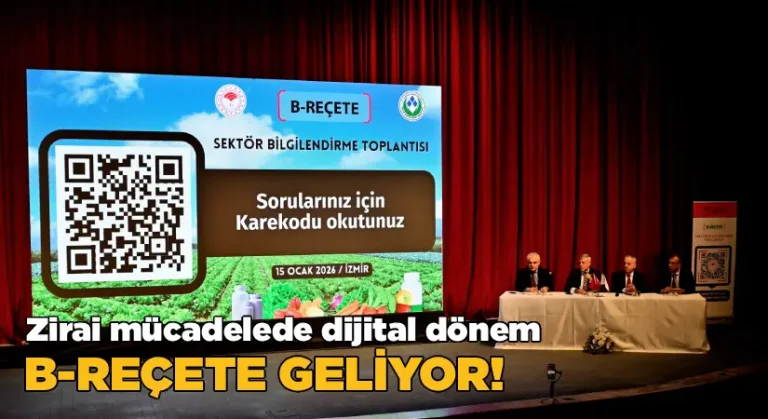 Zirai mücadelede dijital dönem: B-Reçete geliyor!