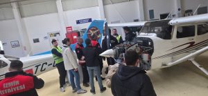 İtfaiye personeline uçak ve helikopter kazalarına karşı eğitim verildi