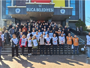 Buca Belediyesi’nde TİS alacakları için memurlardan eylem kararı