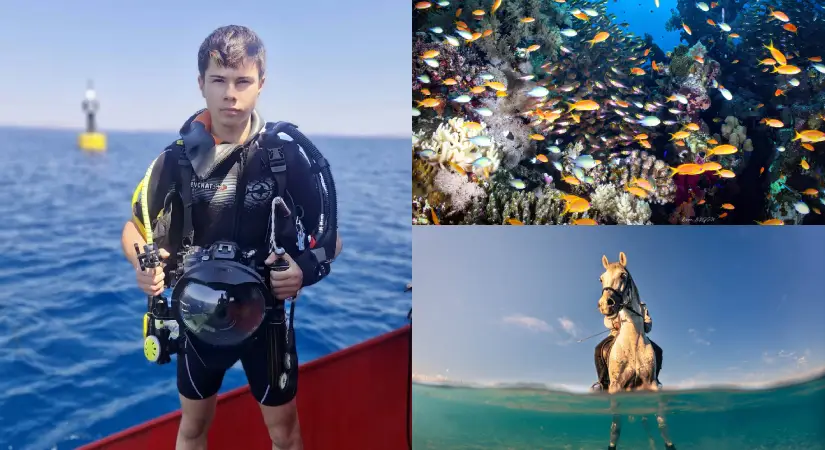 Türkiye’nin En Genç Sualtı Fotoğrafçısı Doğa Ergün’den gururlandıran başarı