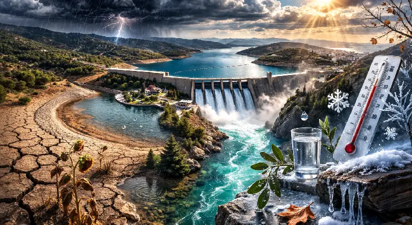 Barajlara su molası, şimdi üşüme vakti! İzmir’de yağış kısa, soğuk uzun sürecek