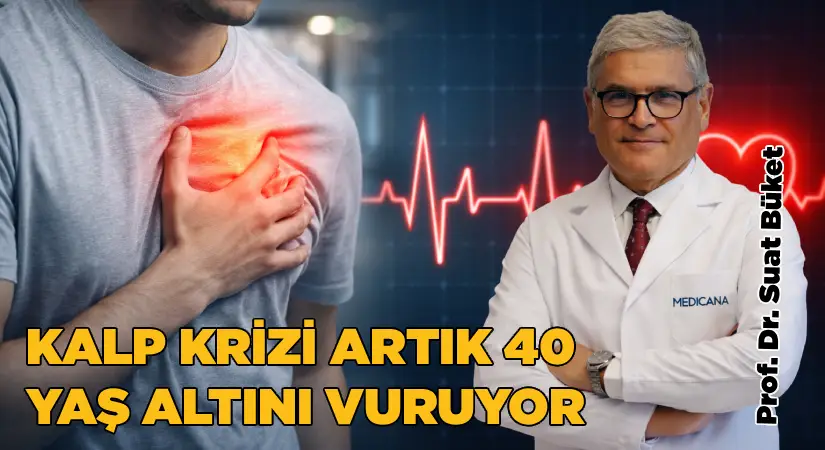 Kalp krizi artık 40 yaş altını vuruyor