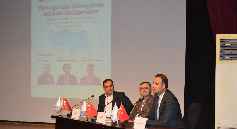 Ege Üniversitesi’nde Suriye Türkmenleri ve Güney Sınırları Masaya Yatırıldı
