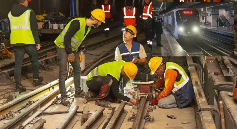 Dikkat! Bornova’da Metro Hattında Ray Yenileme Çalışması Başlıyor