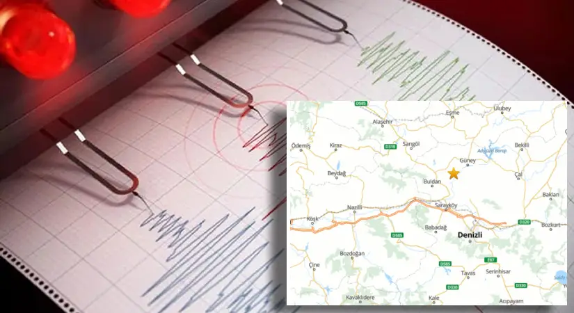 Denizli’de 5,1 büyüklüğünde deprem: İzmir’de de hissedildi