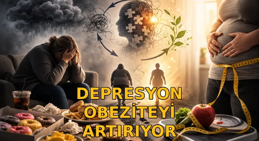 Depresyon Obezite Riskini Yüzde 58 Artırıyor