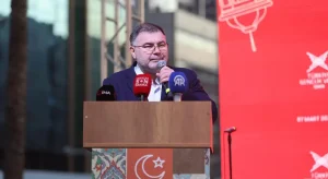 AK Parti İzmir İl Başkanı Saygılı, TÜGVA iftarında konuştu! ‘’Ateş çemberi bir bölgenin içinde bugün huzurla uyuyorsak…’’