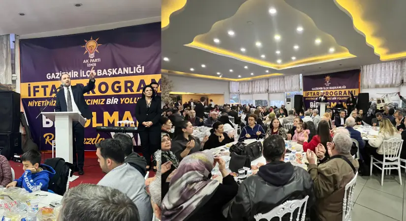 Gaziemir’de AK Parti iftarında Yaşadı’dan mesajlar: Tansaş alanı atıl bırakıldı