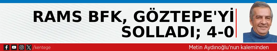 Rams BFK, Göztepe’yi solladı; 4-0