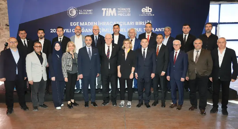 Ege Maden İhracatçıları Birliği’nde Yeni Dönem: 2 Milyar Dolar Hedefi