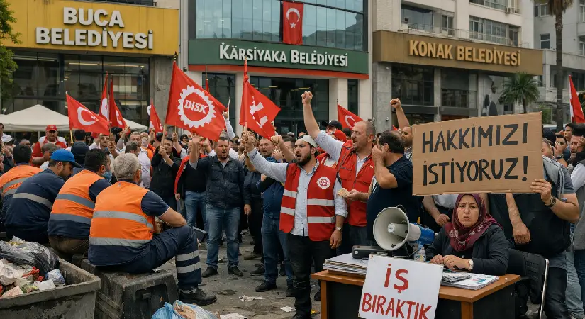 Belediyelerde eylemler kronikleşti!