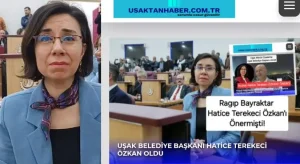 Uşak’ın yeni belediye başkanı Avukat Hatice Terekeci Özkan oldu