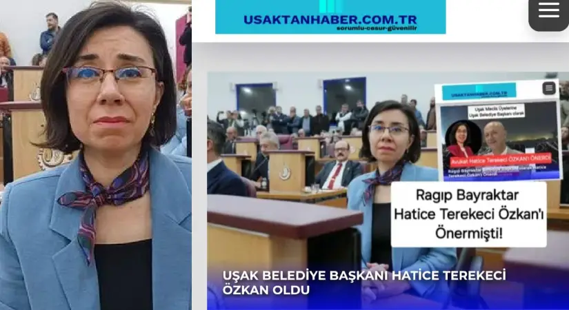 Uşak’ın yeni belediye başkanı Avukat Hatice Terekeci Özkan oldu