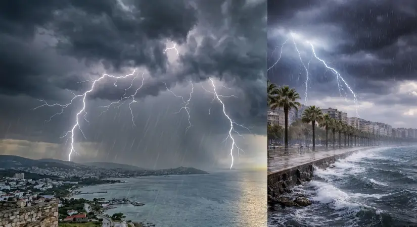 Hafta Sonu Uyarısı: İzmir’de Gök Gürültülü Sağanak Geliyor