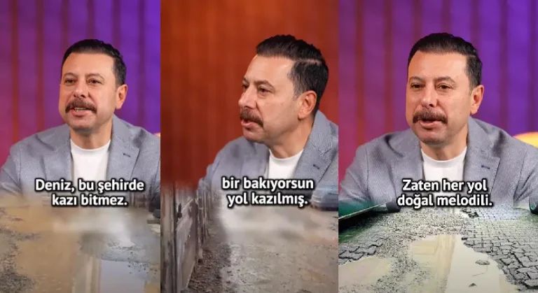 AK Partili Kaya’dan çukurlara “ironik” eleştiri: Asfaltın bittiği yerde İzmir başlar!