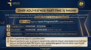 İzmir Adliyesi’nde 250 Kişilik Part-Time İş Fırsatı
