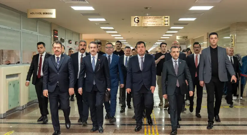 Adalet Bakan Yardımcıları ve HSK Heyetinden İzmir Adliyesi’ne Ziyaret