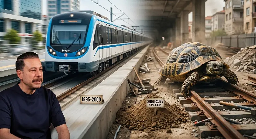 İzmir metrosunda ‘kaplumbağa’ hızı: 25 yılda sadece 16 kilometre!