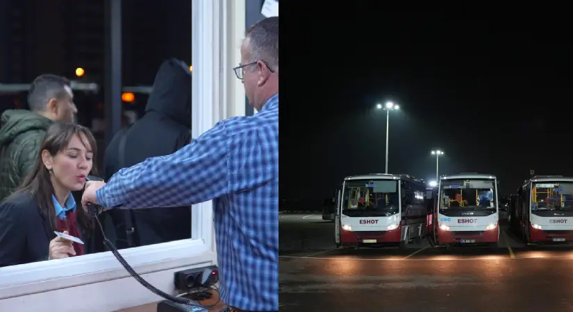Sefere çıkmadan önce alkol kontrolü!
